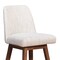 Armen Living Amalie Swivel Counter Stool in Brown Oak Wood Finish with Beige Fabric 840254332072 - alternate 7